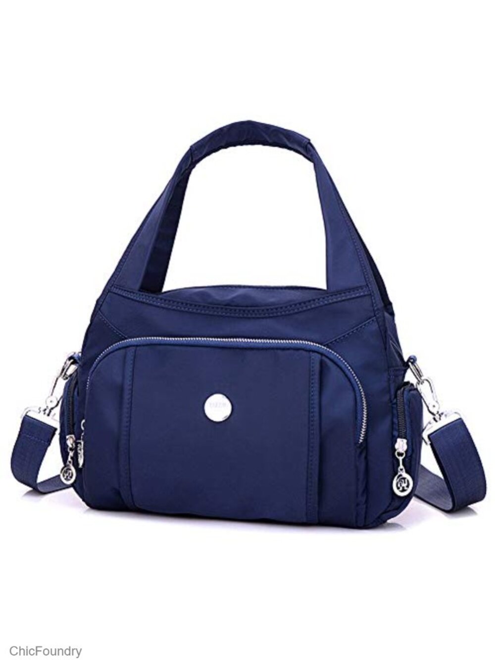 Waterproof Nylon Crossbody Bag Multi-Pocket Women Travel Shoulder Purse